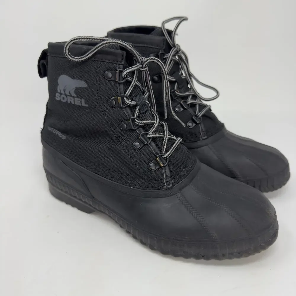 Sorel Cheyanne II Short Nylon Boot - Men's Black/Black US Size 8